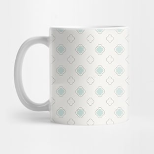 Gothic inspired pattern with quatrefoil motifs. Mug